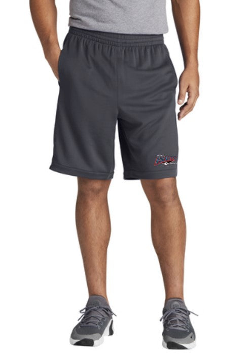 Load image into Gallery viewer, Tacoma Rockets 9 inch Adult Pocketed Performance Shorts
