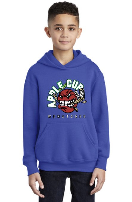 Load image into Gallery viewer, Wenatchee Apple Cup Youth Cotton Hoodie
