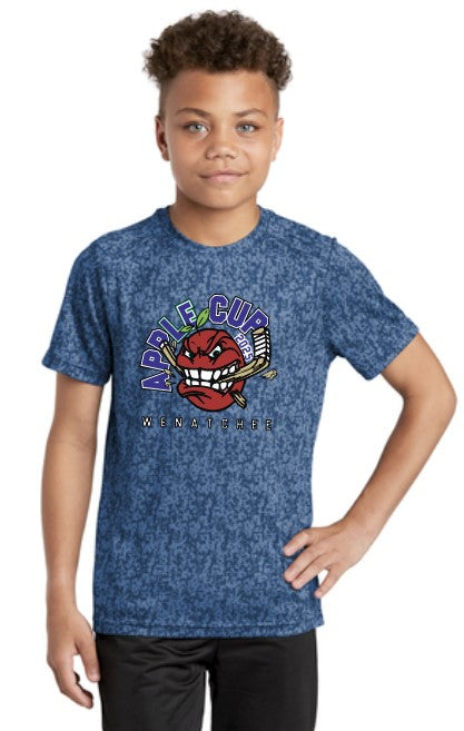 Load image into Gallery viewer, Wenatchee Apple Cup SS Digi Camo Youth Performance Tee
