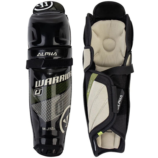 Warrior Alpha Lite Senior Hockey Shin Guards