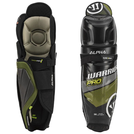 Warrior Alpha Pro Junior Hockey Shin Guards