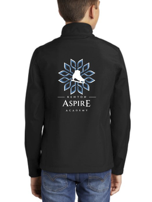 Load image into Gallery viewer, Aspire Academy Unisex Full Zip Core Soft Shell Jacket
