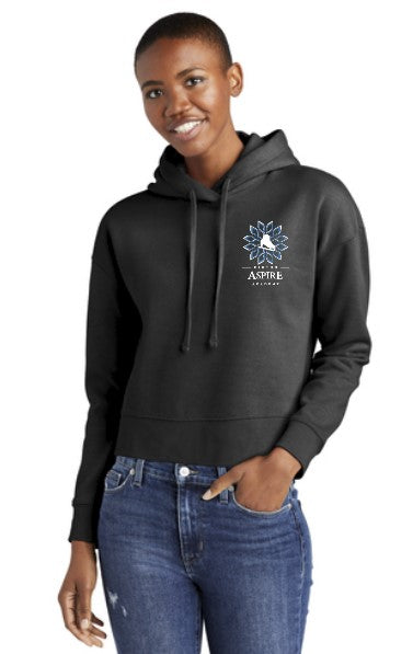 Load image into Gallery viewer, Aspire Academy Women&#39;s Crop Fleece Hoodie
