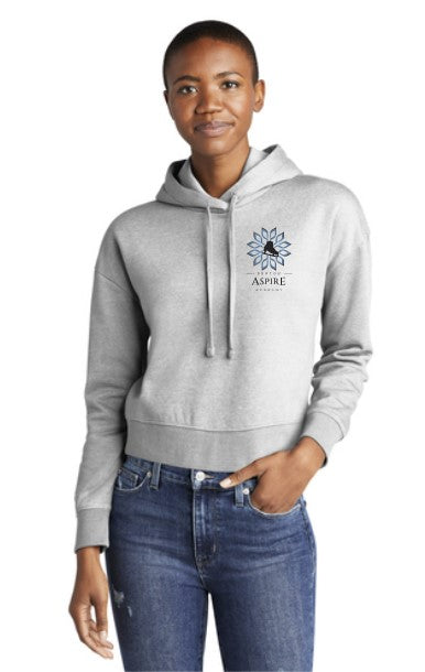 Load image into Gallery viewer, Aspire Academy Women&#39;s Crop Fleece Hoodie
