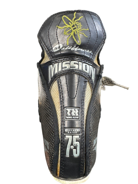 Used Mission Amp Flyweight Hockey Skates, SR 8.5