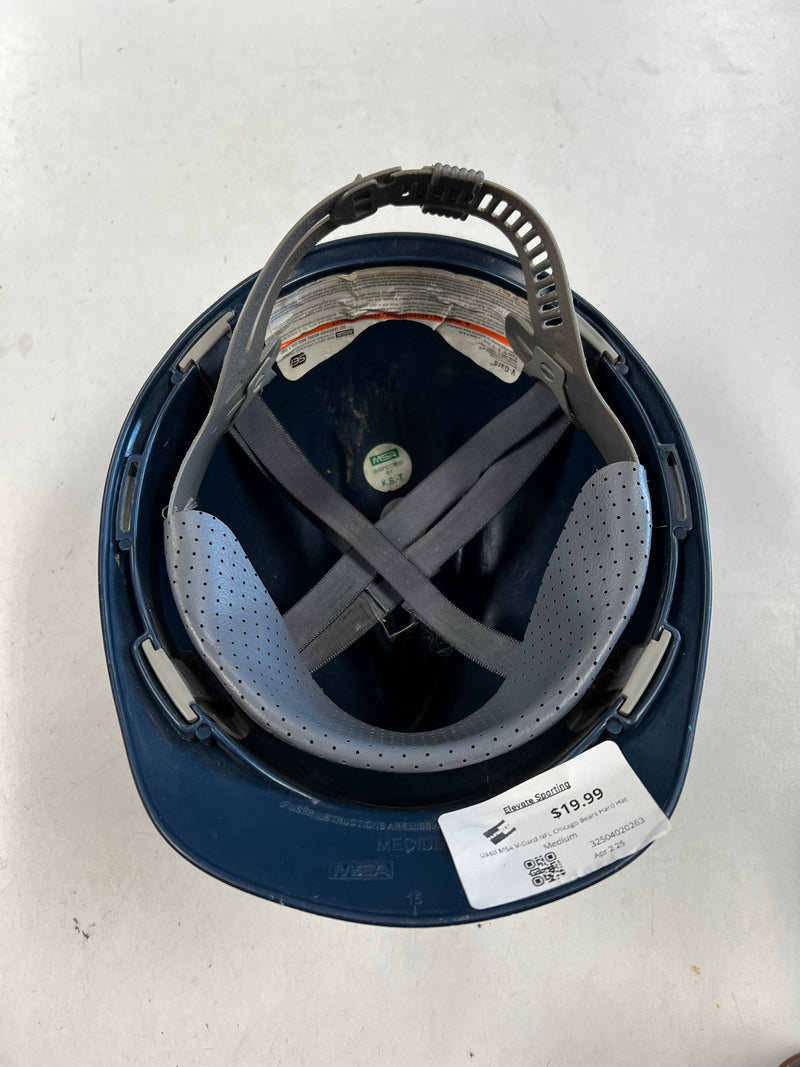 Load image into Gallery viewer, Used MSA V-Gard NFL Chicago Bears Hard Hat
