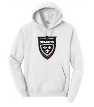 BK Selects Adult White Cotton Hoodie