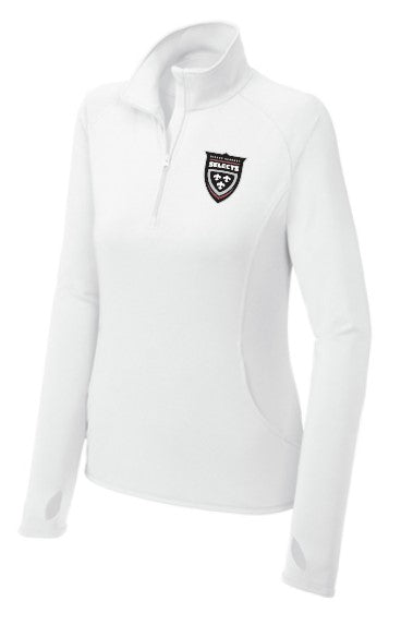 Load image into Gallery viewer, BK Selects Ladies Stretch 1/4 Zip
