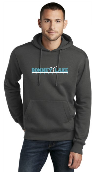 Load image into Gallery viewer, Bonney Lake Gymnastics Adult Perfect Weight Fleece Hoodie
