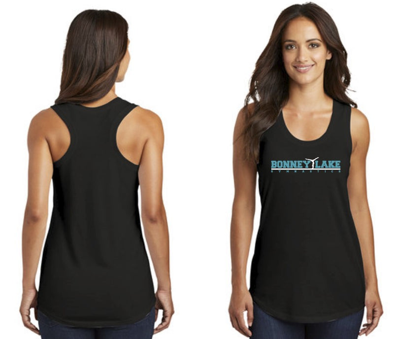 Load image into Gallery viewer, Bonney Lake Gymnastics Ladies Racerback Tank
