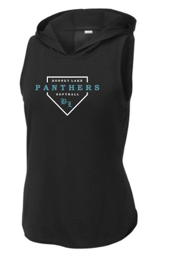 Load image into Gallery viewer, Bonney Lake Softball Ladies Hooded Tank Top
