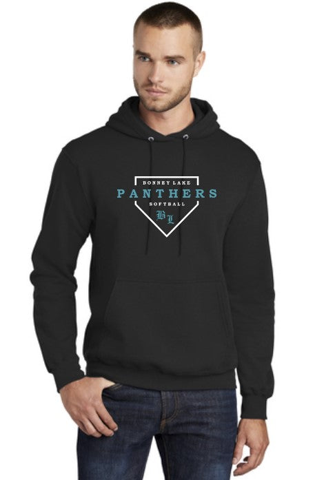 Load image into Gallery viewer, Bonney Lake Softball Cotton/Poly Hoodie
