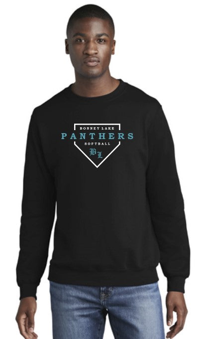 Load image into Gallery viewer, Bonney Lake Softball Fleece Crewneck Sweatshirt
