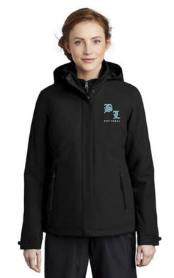 Bonney Lake Softball Coach Ladies Insulated Jacket