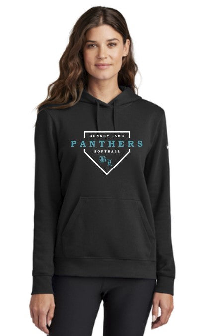 Load image into Gallery viewer, Bonney Lake Softball Ladies Nike Club Fleece Hoodie
