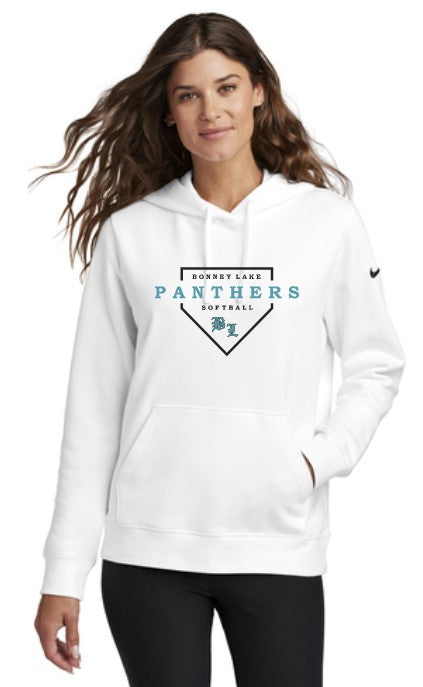 Load image into Gallery viewer, Bonney Lake Softball Ladies Nike Club Fleece Hoodie
