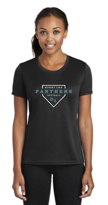 Load image into Gallery viewer, Bonney Lake Softball Ladies Performance Tee
