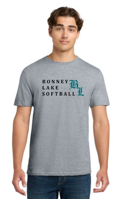 Load image into Gallery viewer, Bonney Lake Softball Softstyle Cotton Adult Tshirt (BL Logo)
