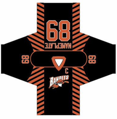 Bandits RHL Black Sublimation Hockey Jersey
