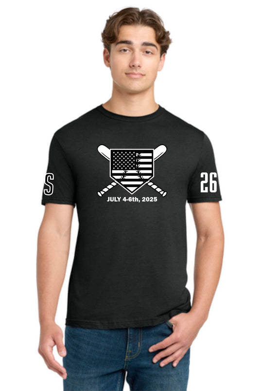 Shockwave Baseball July 4th Tournament Tshirt
