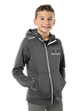 Tacoma Rockets Grey Bauer Team Fleece Full Zip