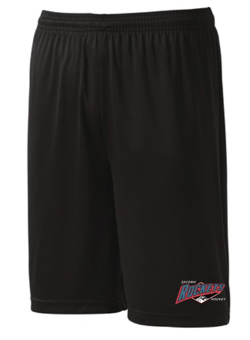 Tacoma Rockets Black Performance Shorts