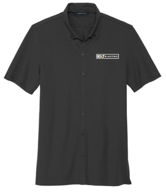 Bolt Electric Button Up Polo Shirt