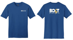 Bolt Electric Deep Royal Cotton Tshirt