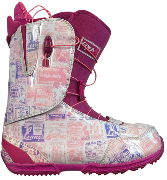 Used Burton Pink Ozone Size Specific 13 Snowboard Boots