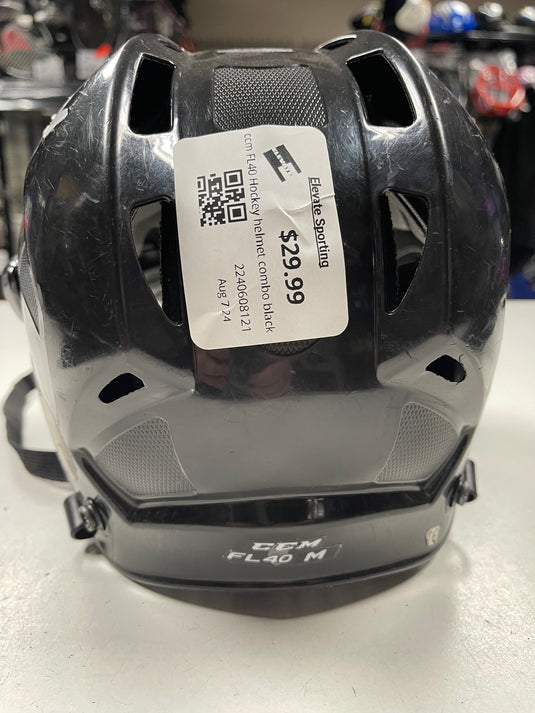 ccm FL40 Hockey helmet combo black