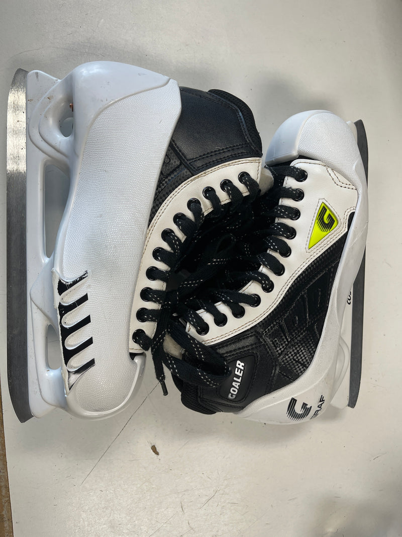 Load image into Gallery viewer, Used Graf Goaler Size Sr. 10.5 Hockey Goalie Skates
