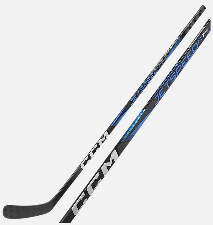 Load image into Gallery viewer, BLUE CCM Jetspeed FT7 Pro Intermediate Hockey Stick
