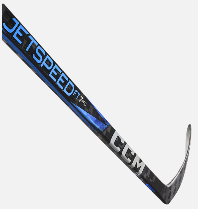 Load image into Gallery viewer, BLUE CCM Jetspeed FT7 Pro Intermediate Hockey Stick
