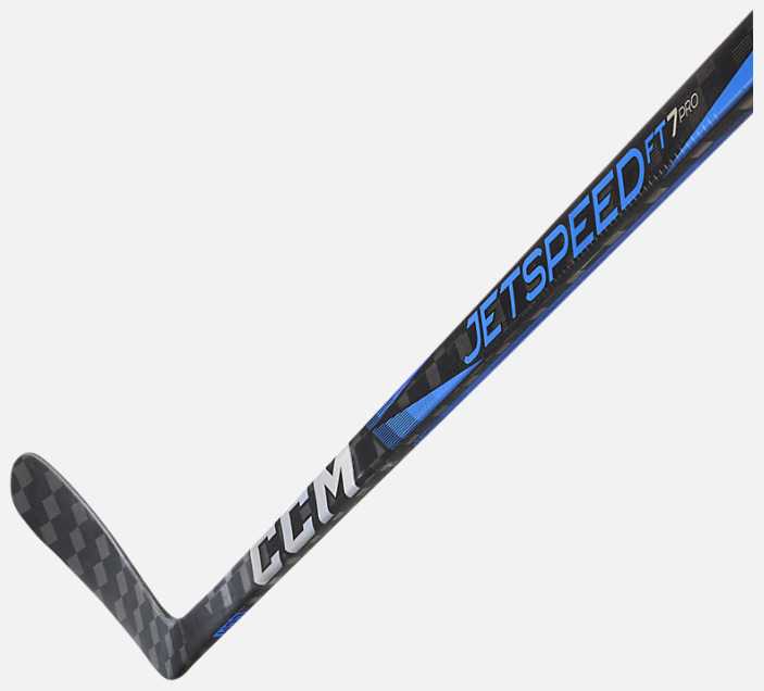 Load image into Gallery viewer, BLUE CCM Jetspeed FT7 Pro Intermediate Hockey Stick
