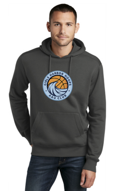 Load image into Gallery viewer, Harbor Hoops Perfect Weight Fleece Hoodie
