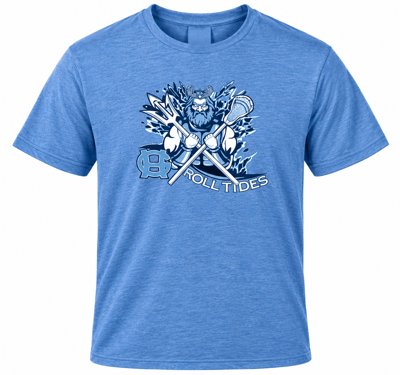 Load image into Gallery viewer, GH Lacrosse Boys Trident Blend Tshirt
