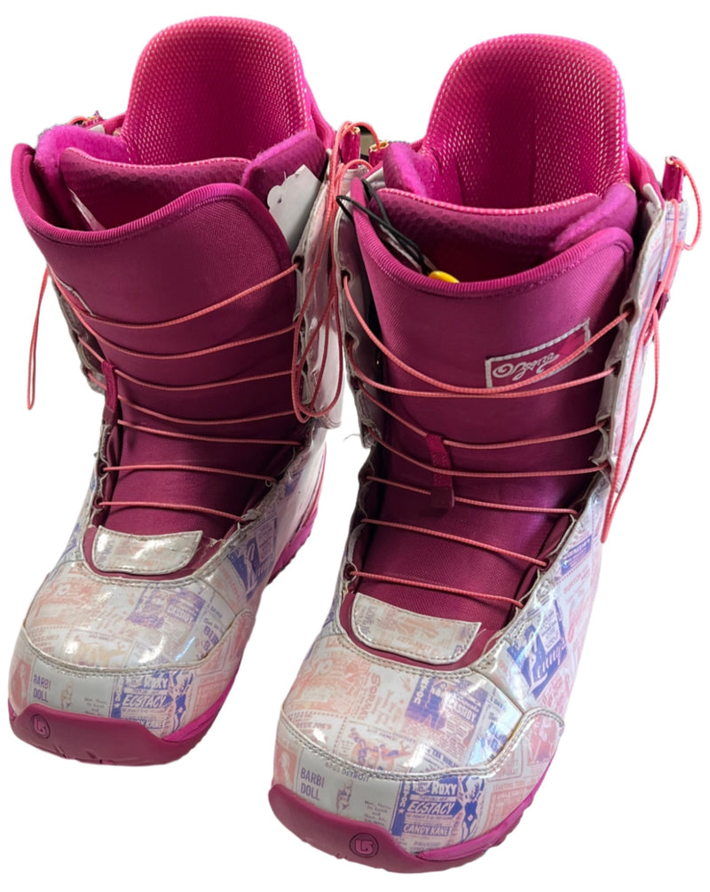 Load image into Gallery viewer, Used Burton Pink Ozone Size Specific 13 Snowboard Boots
