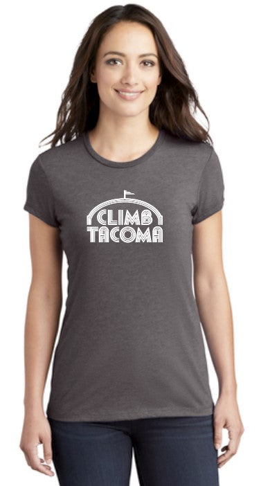 Load image into Gallery viewer, Climb Tacoma Womens&#39; Fitted Perfect Tshirt
