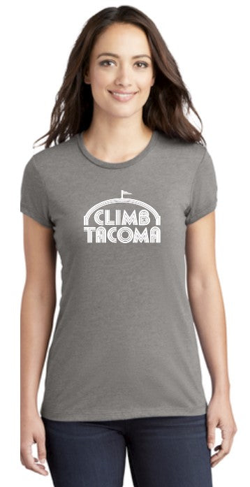 Load image into Gallery viewer, Climb Tacoma Womens&#39; Fitted Perfect Tshirt
