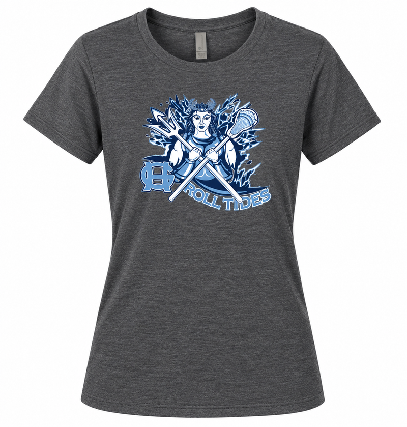 Load image into Gallery viewer, GH Lacrosse Girls Trident Blend Tshirt
