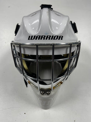 Used Warrior R/F1 YTH. Goalie Helmet