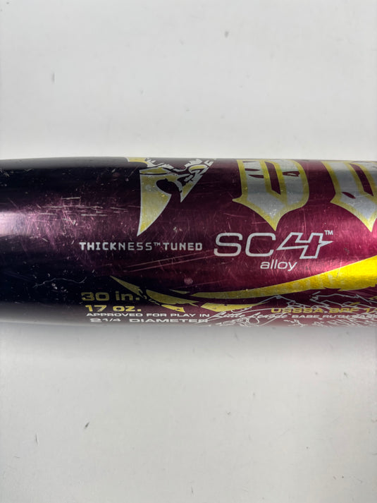 Used Demarini Voodoo Pitch Black 30" Drop -13 Baseball Bat