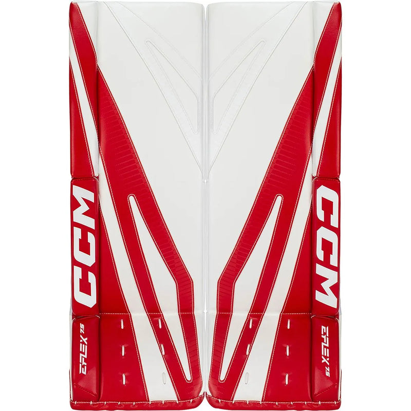 Load image into Gallery viewer, CCM E-Flex 7.5 Senior Hockey Goalie Leg Pads
