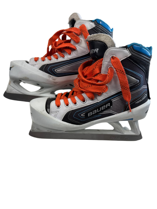 Used Bauer Reactor 5000 Goalie Skates, SR 7.5