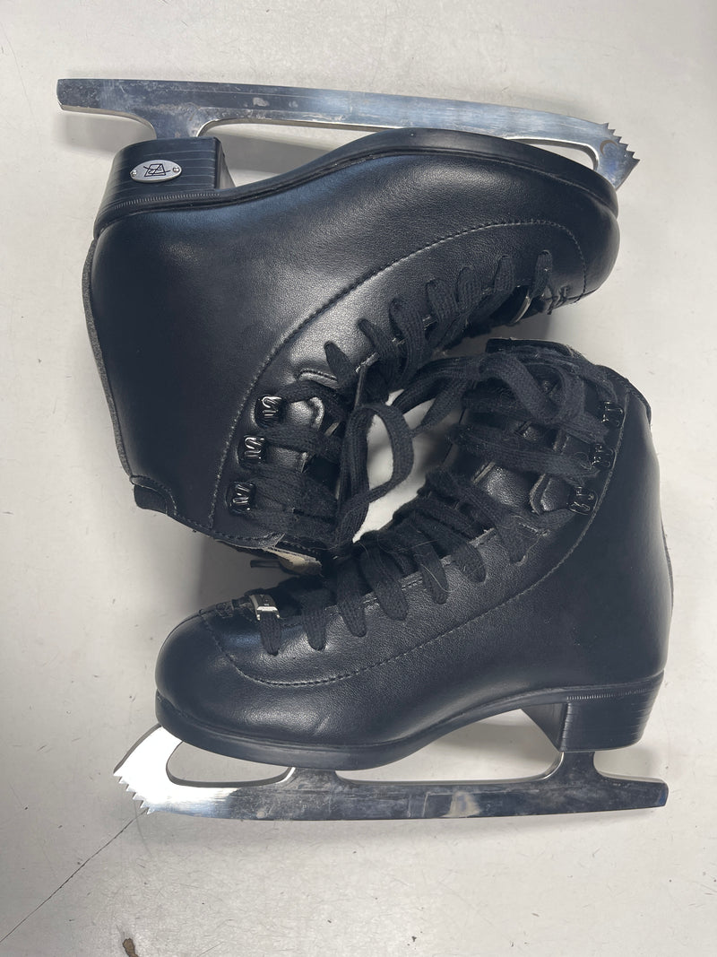 Load image into Gallery viewer, Used Riedell Emerald Boys Size 1 Figure Skates
