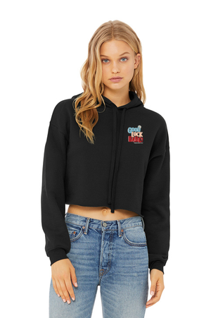 Femininomenons Double Logo Women's Cropped Sponge Fleece Cropped Hoodie