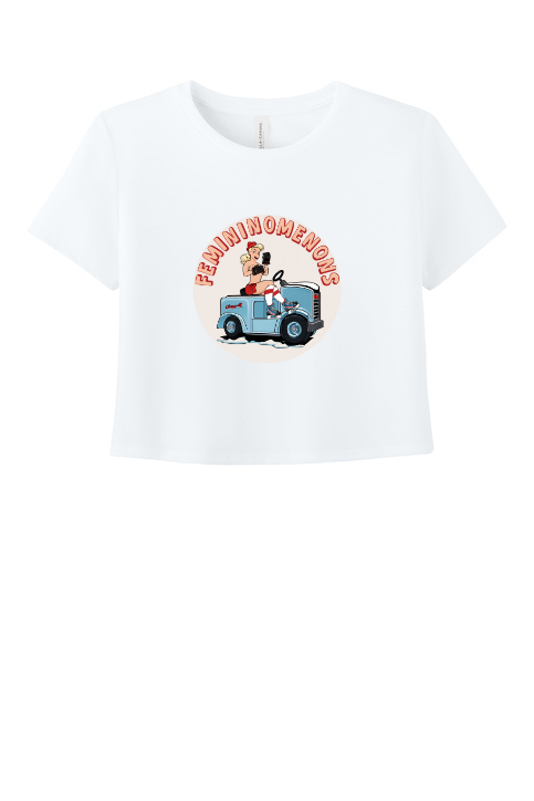 Femininomenons Women's Cropped Flowy T-Shirt