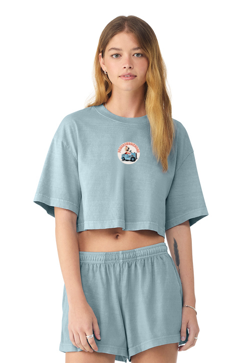Femininomenons Women's Cropped Heavyweight Oversize T-Shirt