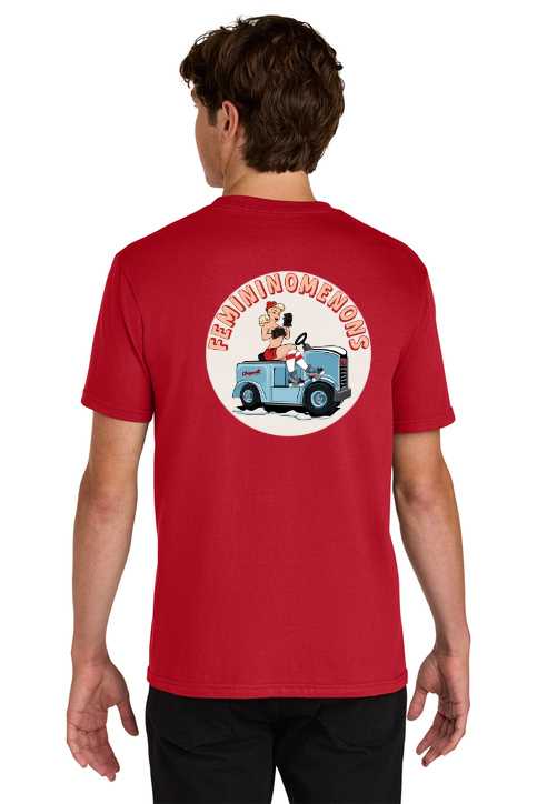 Load image into Gallery viewer, Femininomenons Double Logo Softstyle Midweight Tee
