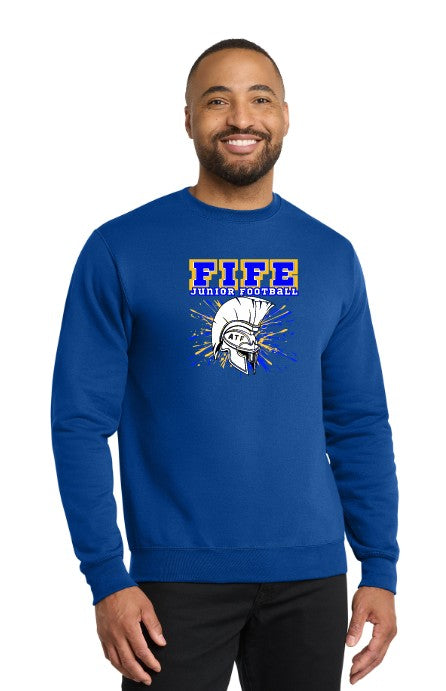 Fife Junior Football Fleece Crewneck Sweatshirt